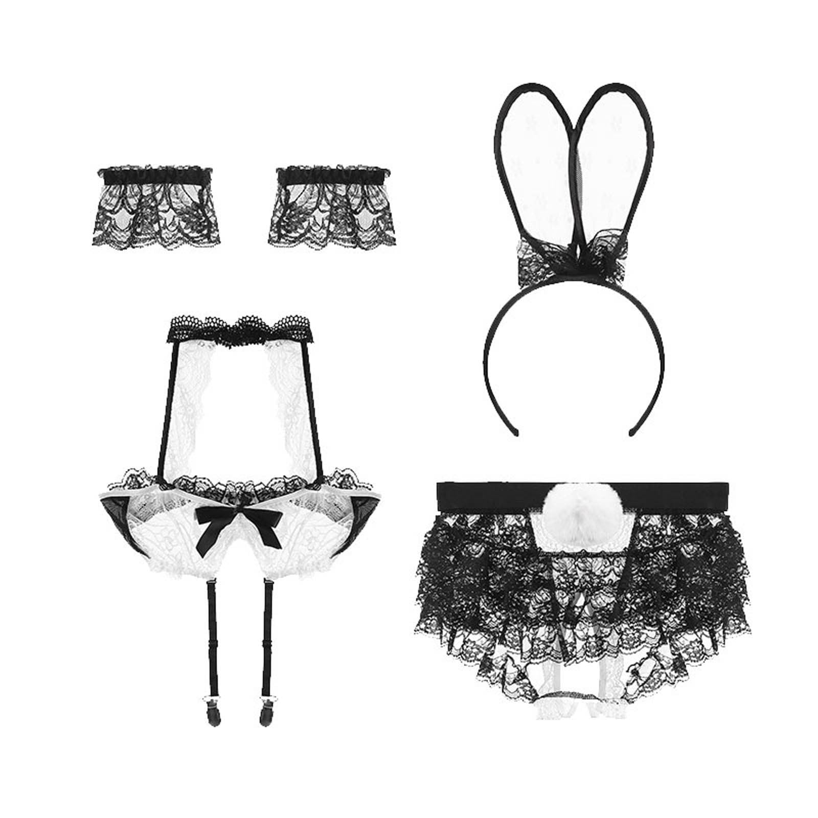 Plus Size Halloween Costumes For Women Lingerie For Women Maid Outfit Bunny Uniform Rabbit 3007