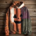 thumbnail image 1 of Plus Size Halloween Hoodie for Women Oversized Pullover with Funny Print, Fall Fashion Sweatshirt for Party, 1 of 4
