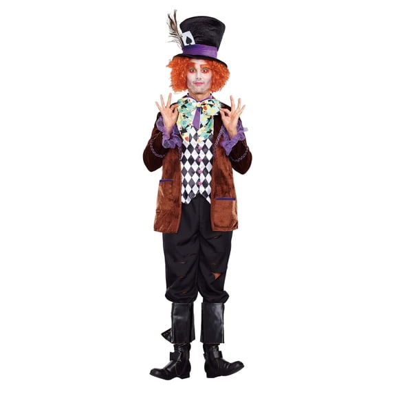 Plus Size Hatter Madness Costume for Men