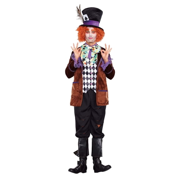 Plus Size Hatter Madness Costume for Men