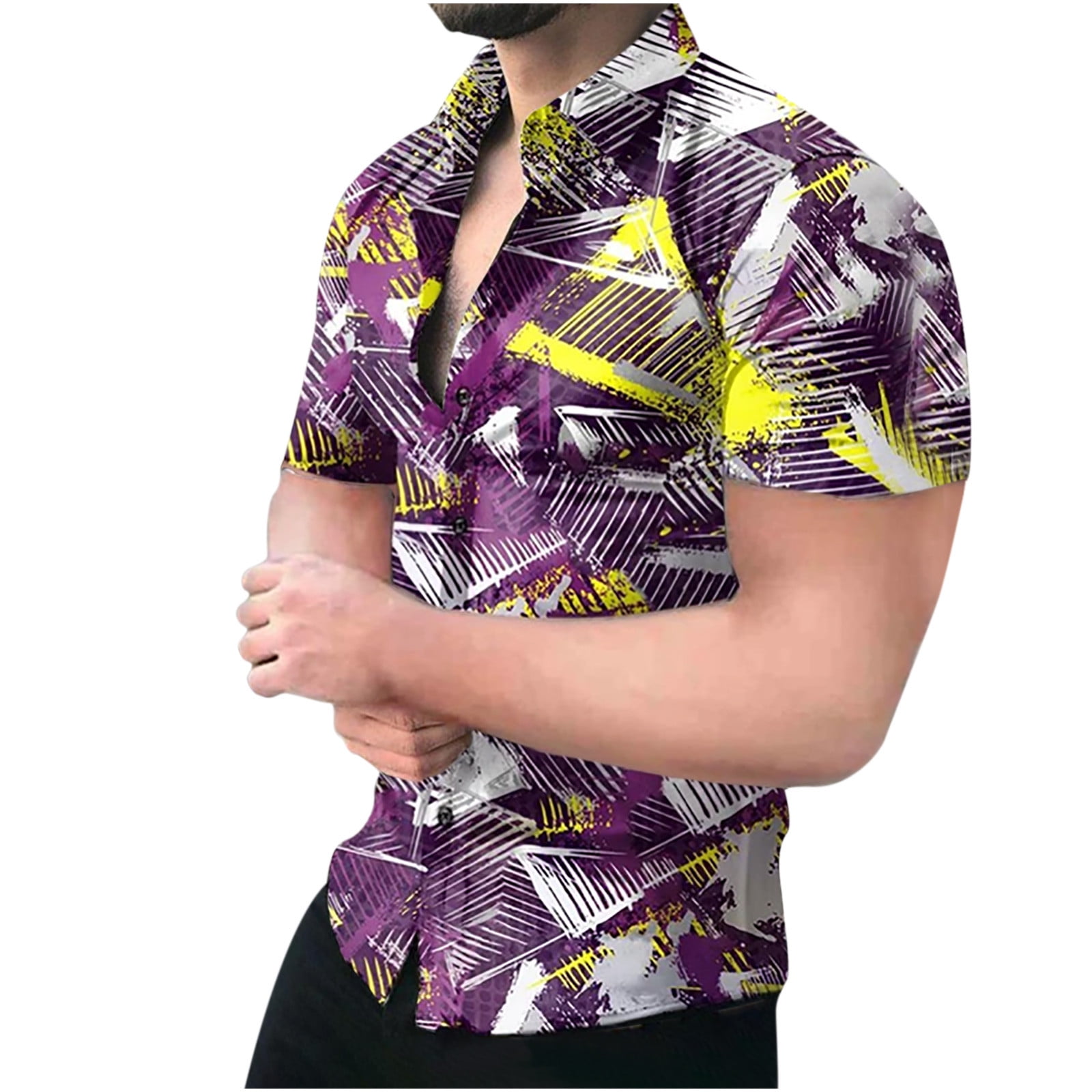 Plus Size Hawaiian Shirt For Men 2023 Clothes Fall Fashion Mans spring