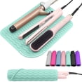 thumbnail image 1 of Plus Size Heat Resistant Mat, Portable Travel Hot Tools Pad Cover for Curling Iron, Flat Iron, Hair Straightener and Other Hair Styling Tools(12.0" x 9.0"), 1 of 6