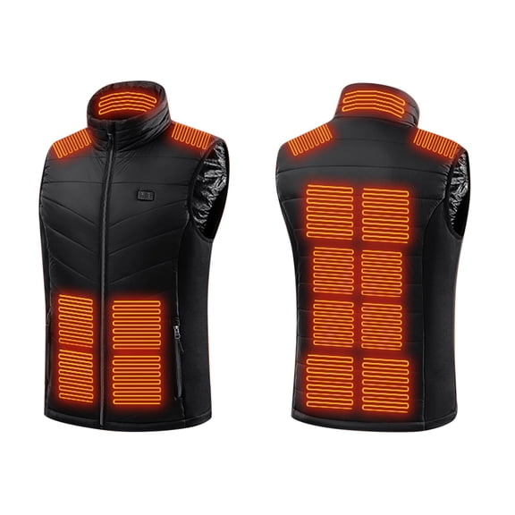 Plus Size Heated Jackets for Men Outdoor Warm Clothing Electric Vest Warm Warm Clothing For Men And Women In Winter