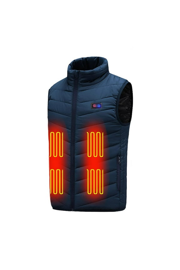 Womens Heated Jacket Puffer Coat Plus Size Heated Vest For Men And Women Dual Control 11 Heating Vest Heated Jacket Winter Heating Vest