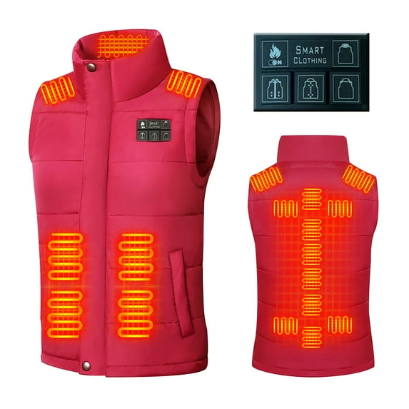 Plus Size Heated Jackets for Men Upgraded Heated Vest For Men Women Heating Vest Heated Jacket Winter Heating Vest Plus Size For Hunting Hiking