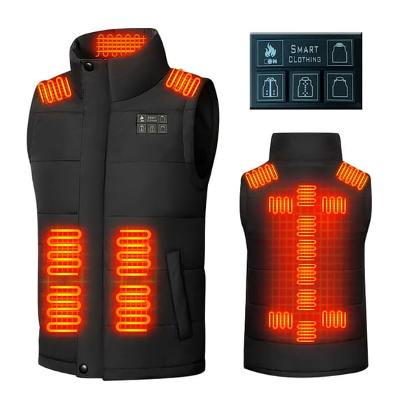 Plus Size Heated Jackets for Men Upgraded Heated Vest For Men Women Heating Vest Heated Jacket Winter Heating Vest Plus Size For Hunting Hiking