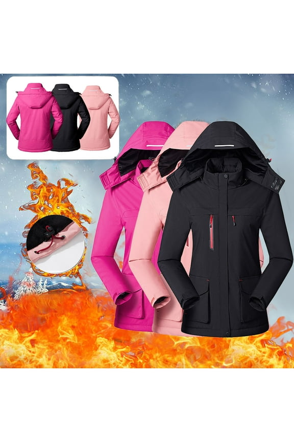 Plus Size Heated Jackets for Men Women Outdoor Plush Heat Jacket USB Charging Heating Warm Mountaineering Clothes Long Sleeve Tops