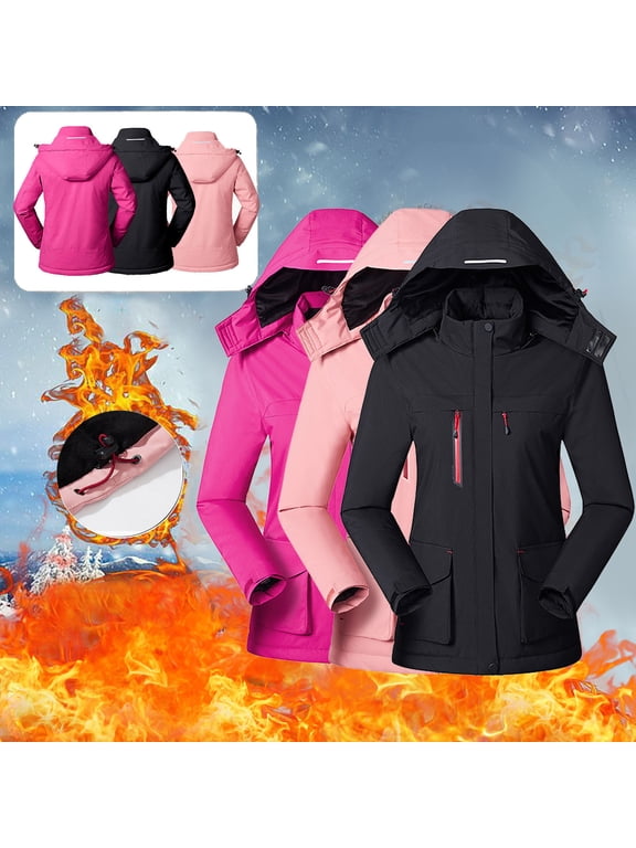 Plus Size Heated Jackets for Men Women Outdoor Plush Heat Jacket USB Charging Heating Warm Mountaineering Clothes Long Sleeve Tops
