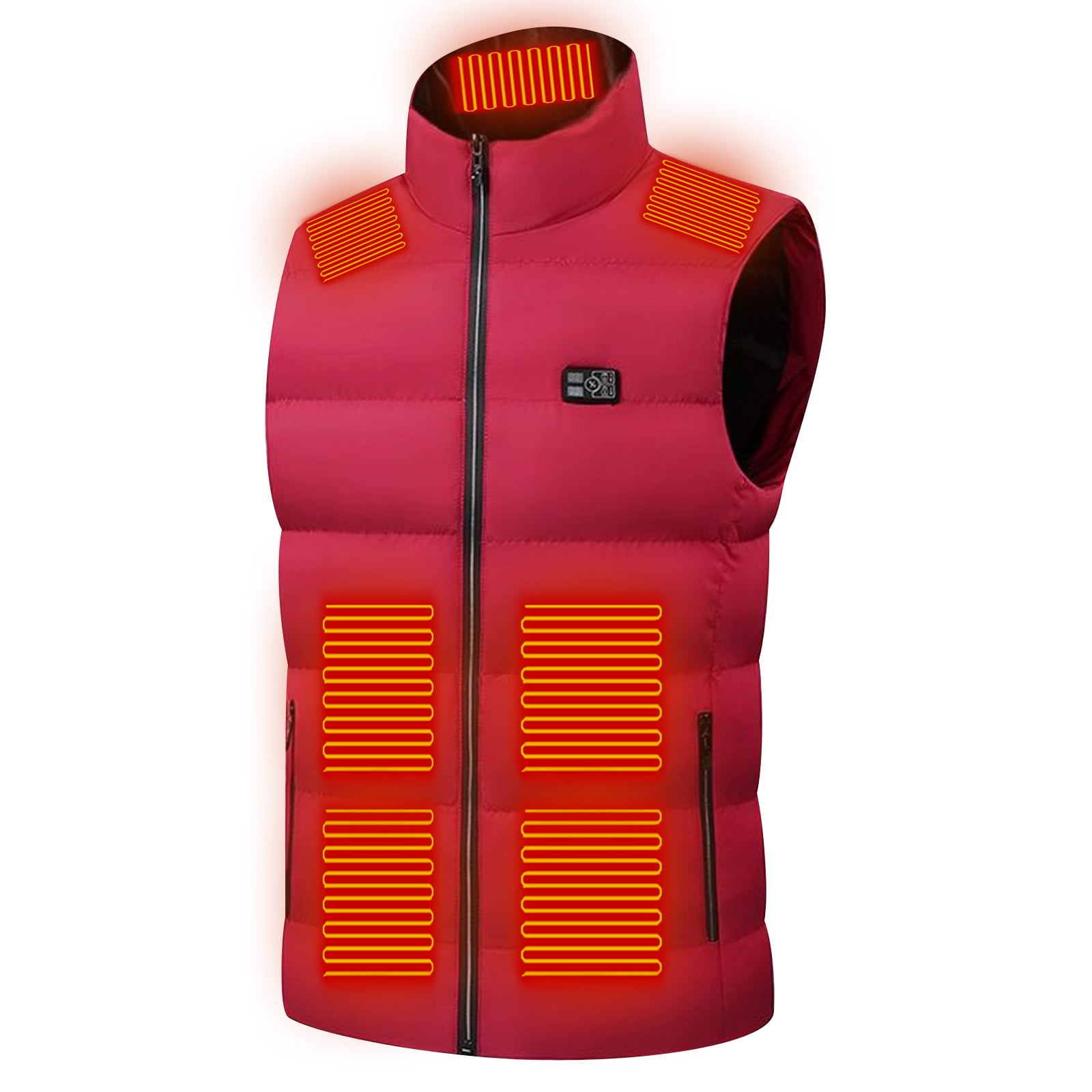 Plus Size Heated Vests for Women Men USB Electric Heating Jacket 2023