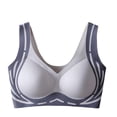 thumbnail image 1 of Plus Size High-Impact Sports Bra – Steel-Free Seamless Construction with Double-Layer Fixing Cups & Breathable Mesh,Navy 36, 1 of 5