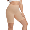 thumbnail image 1 of Plus Size High Waist Mid Thigh Shapewear Shorts Anti Chafing Tummy Control Shaper, 1 of 6