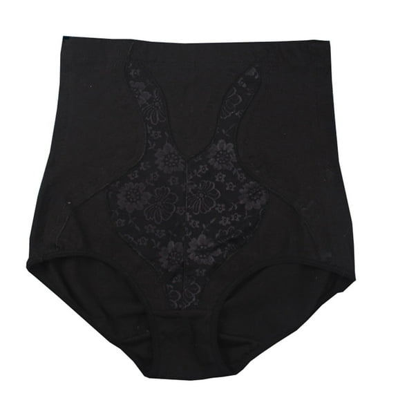 Plus Size High Waist Shaper Panties - Floral Lace Seamless Butt Lifting Shapewear S-5XL