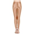 thumbnail image 1 of Plus Size High Waist Workout Leggings Shiny Pants Yoga Tights For Women, 1 of 2