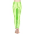 thumbnail image 1 of Plus Size High Waist Workout Leggings Shiny Pants Yoga Tights For Women, 1 of 2