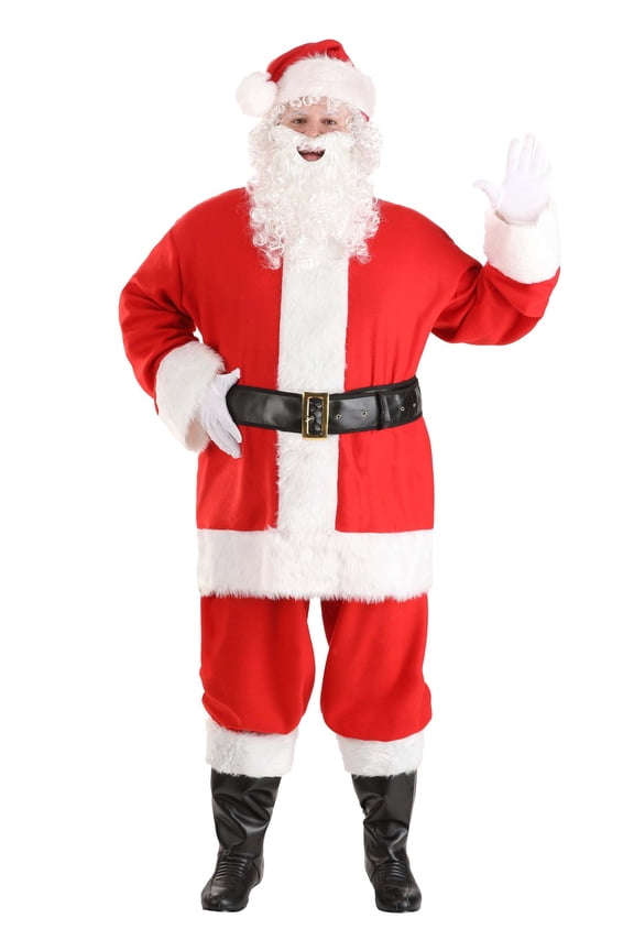 Plus Size Holiday Santa Claus Costume