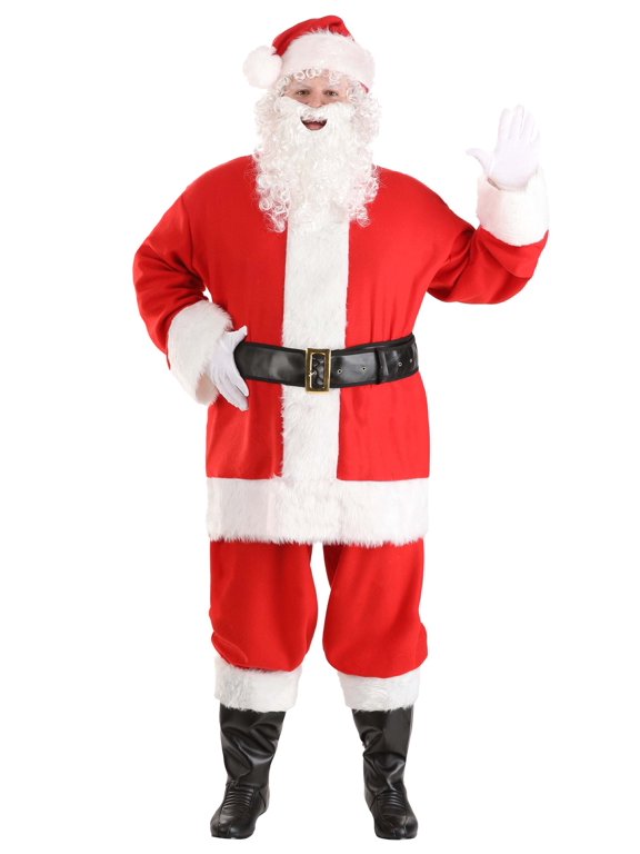 Plus Size Holiday Santa Claus Costume