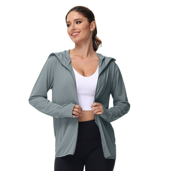 Plus Size Hooded Coat For Women Lightweight Casual Wear Spring Summer Fall Outerwear With Pockets Comfortable Loose Fit Long Sleeve Jacket winter coats for women