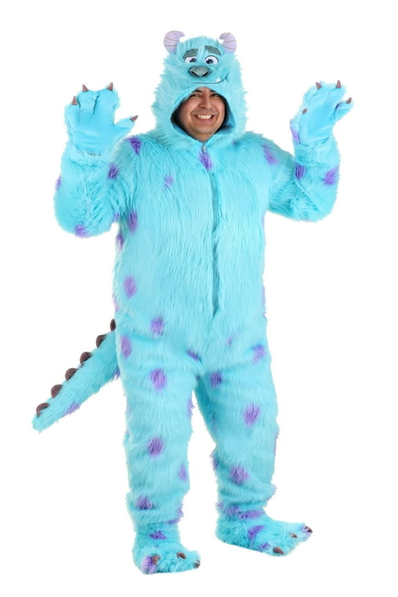 Plus Size Hooded Disney Monsters Inc Sulley Costume