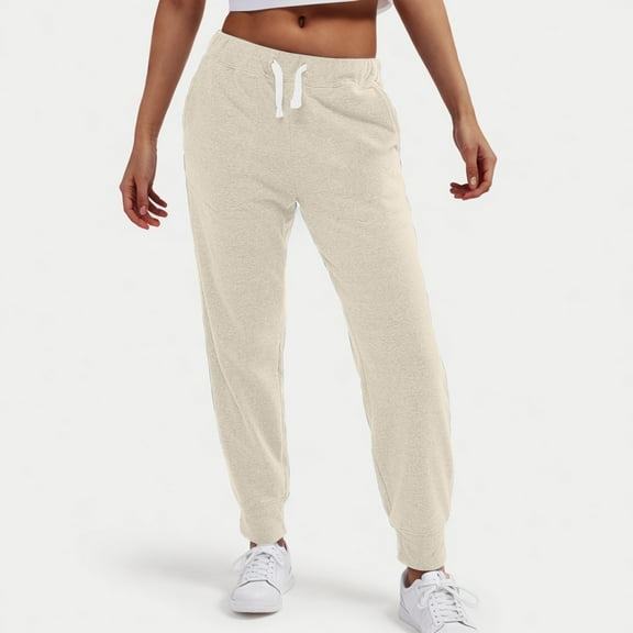 Plus Size Joggers Pants for Women with Pockets Athletic Running Sweatpants Casual Loose Drawstring Trousers