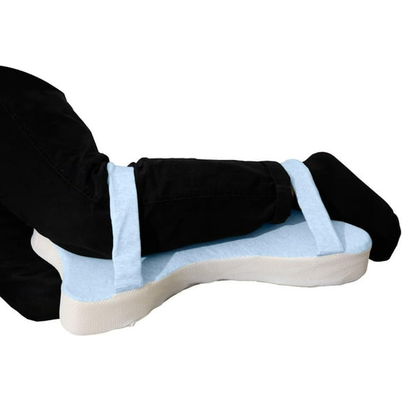 Plus Size Knee Pillow for Side Sleepers Hip Pain, Extra Large Side Sleeper Pillow Between Legs, 21in Leg Pillow for Back ain with 2 Replaceable Cover: Baby Blue & Vibrant Pink