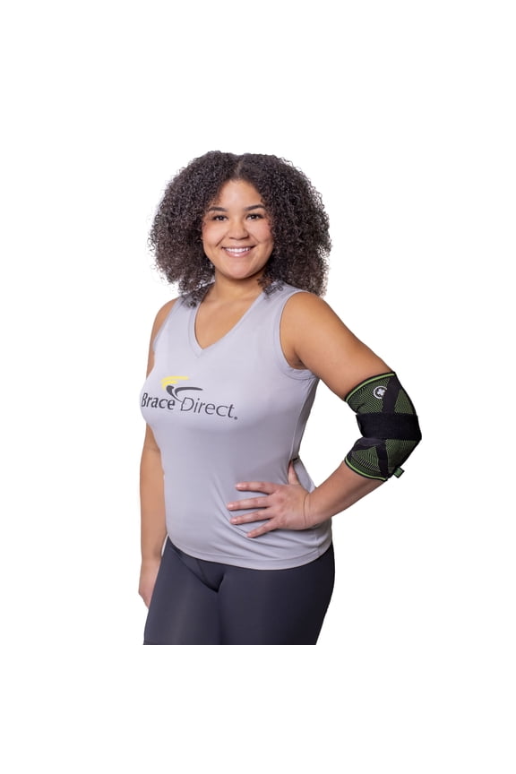 Plus Size Knit Compression Sleeve for Elbow - Bort by Brace Direct - Comfort for Every Body
