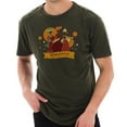 thumbnail image 1 of Plus Size Kwanzaa Trio Graphic Design Unisex Ring Spun Cotton Vintage Short Sleeve Crewneck Tee Shirt - Vintage Olive XL, 1 of 4