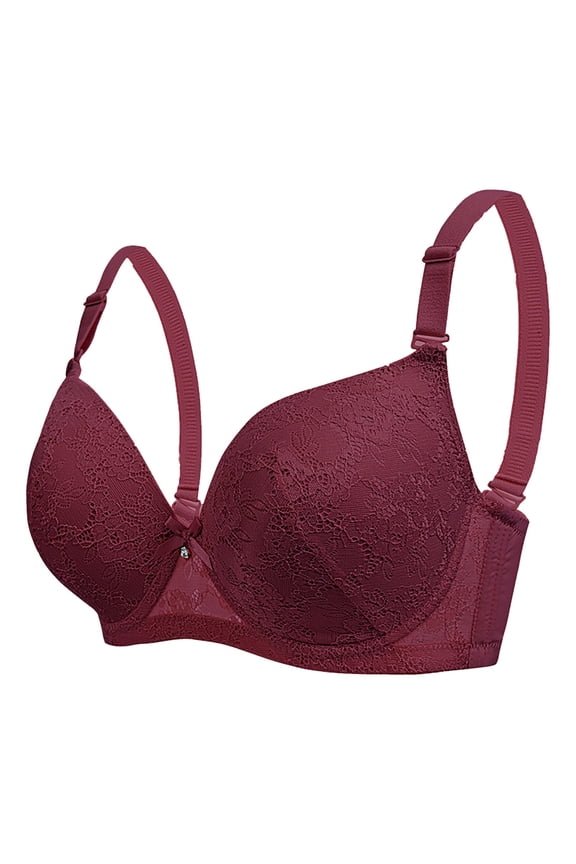 Plus Size Lace Bra Women Foam Underwire Support Lift D Cup Thin Comfortable Enhanced Shape Everyday Wear
