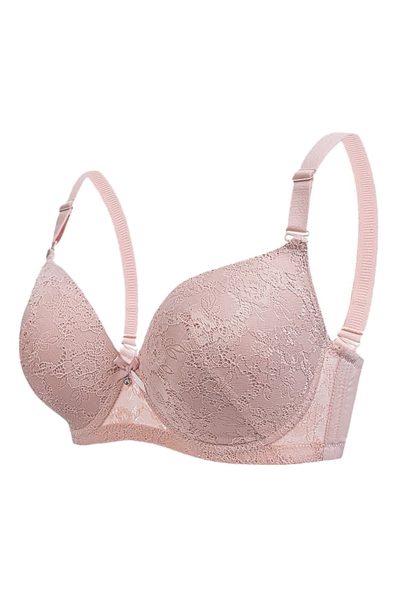 Plus Size Lace Bra Women Foam Underwire Support Lift D Cup Thin Comfortable Enhanced Shape Everyday Wear