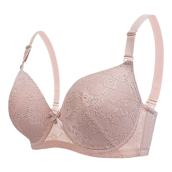 Plus Size Lace Bra for Women Foam Underwire, Supportive Lift, D Cup, Thin Style, Enhanced Shape & Comfort