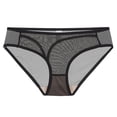 thumbnail image 1 of Plus Size Lace Panties Women's Sheer Lace Underwear Panties Mesh Lightweight Valentine's Day Casual Underpants Briefs Black L, 1 of 9
