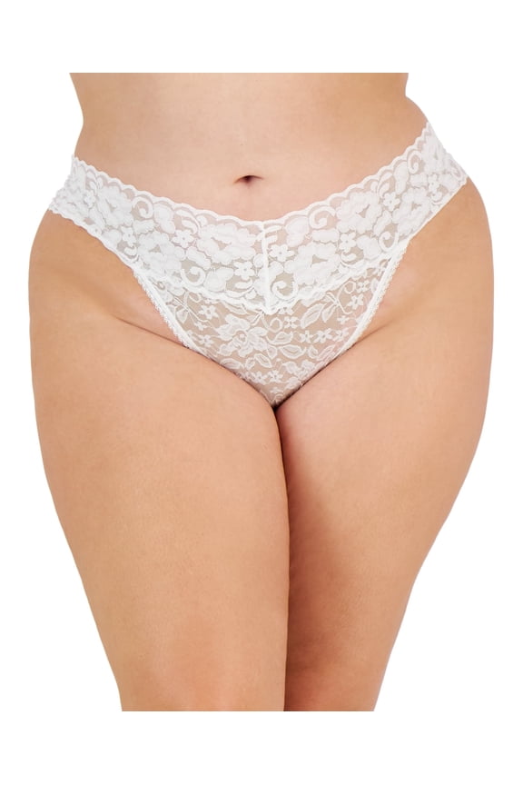 Women's Thong Activewear Thong, White