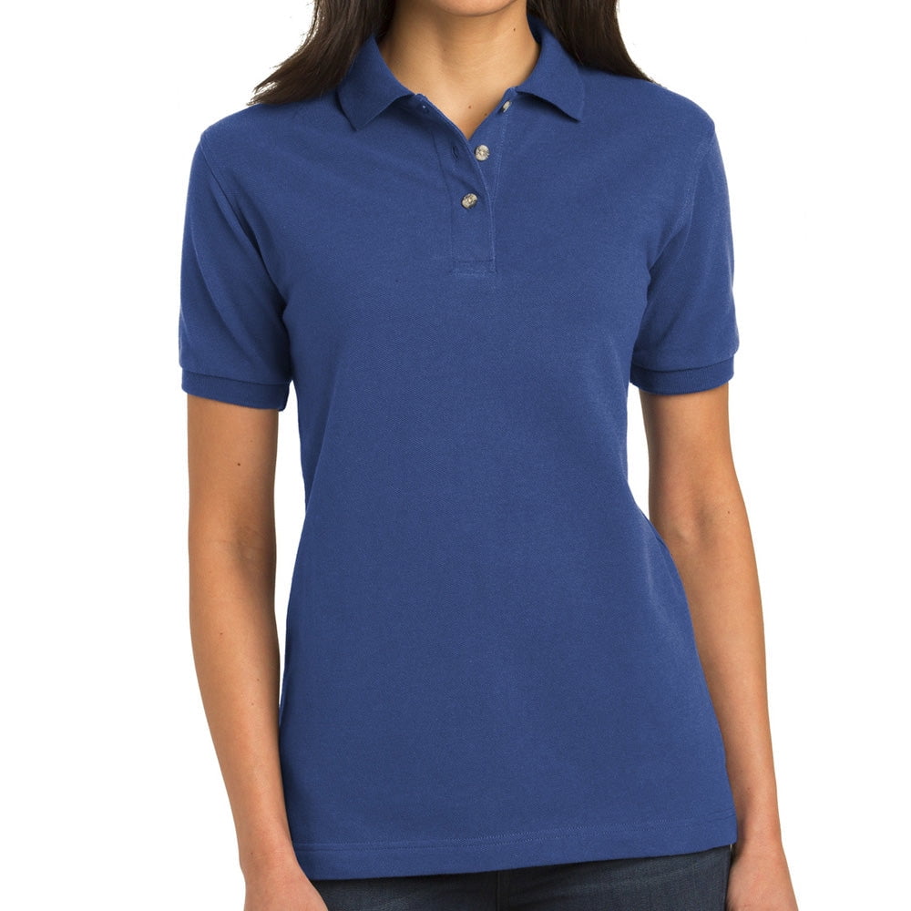 Port Authority L577 Ladies Meridian Cotton Blend Polo Shirts