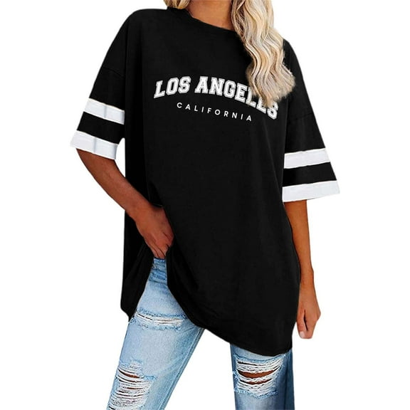 Plus Size Ladies Casual Striped Short Sleeve Top Loose Fit Summer Fashion Comfortable Stylish Blouse Women's Tee Loose Dressy Casual Basic Clothes