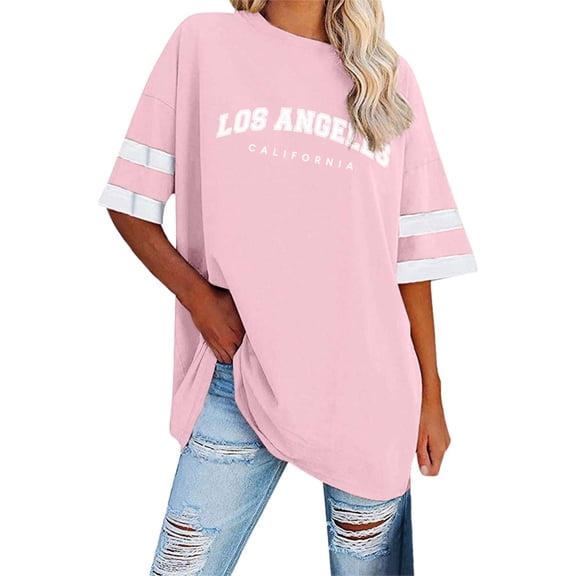 Plus Size Ladies Casual Striped Short Sleeve Top Loose Fit Summer Fashion Comfortable Stylish Blouse Women's Tee Loose Dressy Casual Basic Clothes