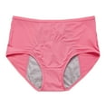 thumbnail image 1 of Plus Size Leak Proof Sanitary Pants High Waisted Menstrual Underwear for Women Heavy Comfortable Panties,Watermelon Red,8XL, 1 of 4