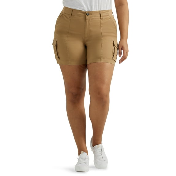 Lee® Womens Plus Size Ultra Lux Comfort with Flex to Go Cargo Short, Sizes 14-24