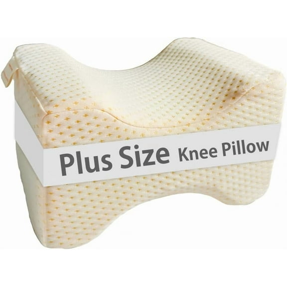 Plus Size Leg Pillow for Side Sleeping, Extra Large Smooth Spine Alignment Pillow, Side Sleeper Pillow Between Legs for Hip Pain Relief and Sciatica