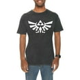 thumbnail image 1 of Plus Size Legend of Zelda Graphic Design Vintage Crewneck Tee - Vintage Black XL, 1 of 4