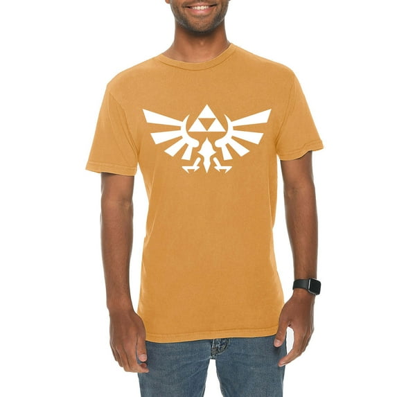 Plus Size Legend of Zelda Graphic Design Vintage Crewneck Tee - Vintage Mustard 2XL