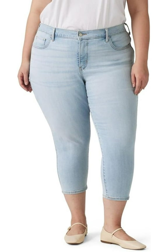 311 Shaping Skinny Mid Rise Capri Jeans, 24-26W Color: Hold It Down Size: 30
