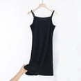thumbnail image 1 of Plus Size Long Nightgown Sleeveless Round Neck Slip Dress Modal Lining Casual Sleepwear Dress, 1 of 3