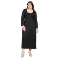 thumbnail image 1 of Plus Size Long Sleeve A Line Maxi Dress, 1 of 9