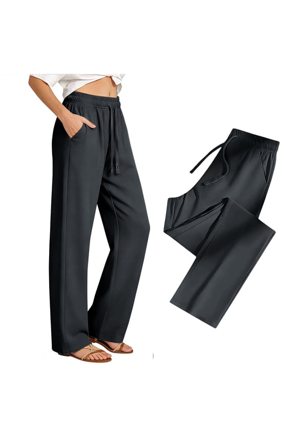Plus Size Lounge Pants for Womens Fashion Summer Unisex Lightweight Casual Pants Loose Breathable Straight Leg High Speed Drying Long Pants