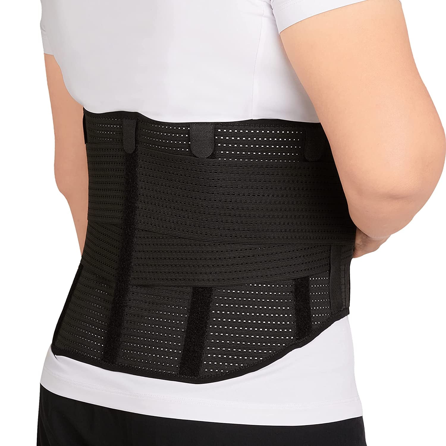 Plus Size Lower Back Brace Extra Large Waist & Hip Support Belt Pain Relief for Sciatica