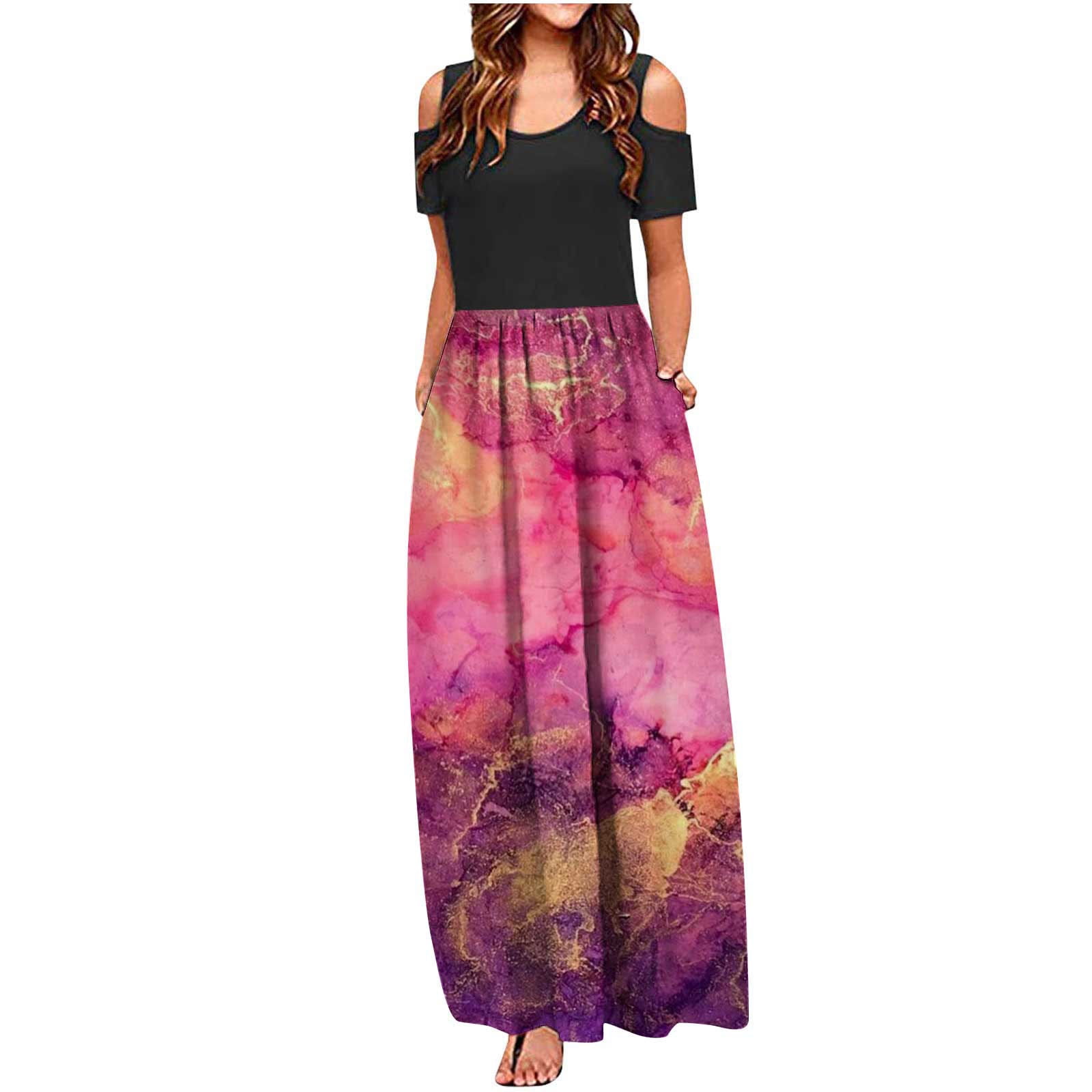 Maxi Dress for Women Hoodie Dress Quinceanera Dresses Dress with Shorts  Underneath Teacher Dresses for Women Floral Maxi Dresses for Women -  Walmart Business Supplies