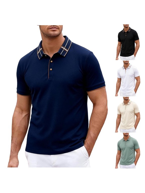 Plus Size Men's Casual Solid Button Down Short Sleeve Turndown Collar Shirt Blouse Top, Breathable Quick Dry Lightweight Polyamide, Daily Office Work Beach Vacation Outfits