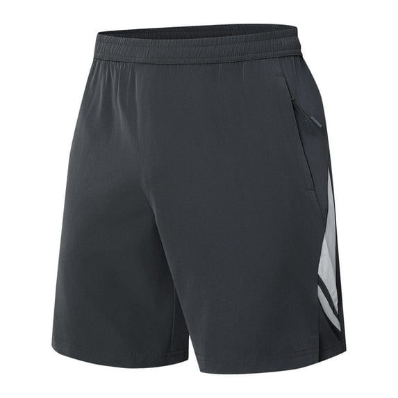 Plus Size Men's Lounge Shorts 2025 Casual Color Block Pull-on Straight Leg Pants Cozy Elastic Waist Short Pants with Pockets