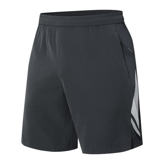 Plus Size Men's Lounge Shorts 2025 Casual Color Block Pull-on Straight Leg Pants Cozy Elastic Waist Short Pants with Pockets