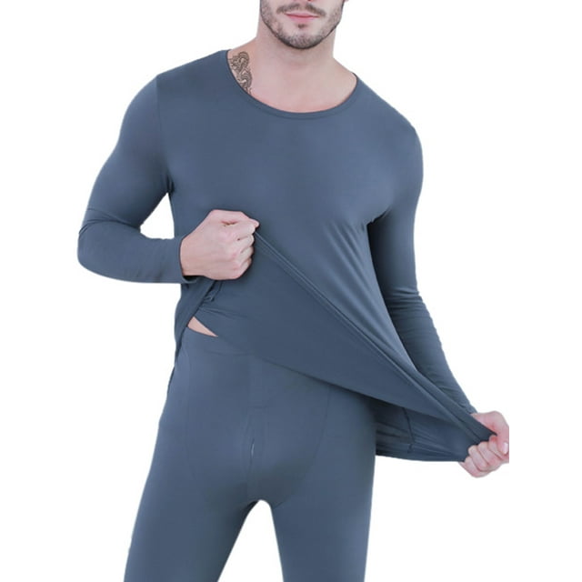Plus Size Men's Ultra Soft Thermal Underwear Long Johns Set 2pc Winter