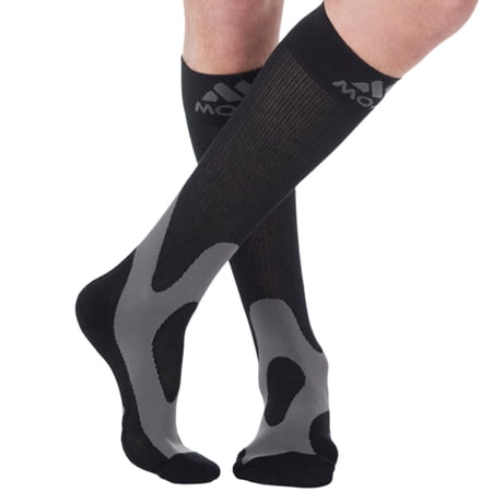 Plus Size Mojo Compression Socks 20-30mmHg for Varicose Vein - Black, 6X-Large